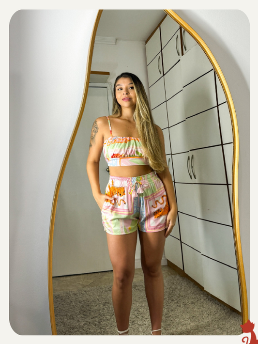 Short Tassel - Dona Onça Rosa